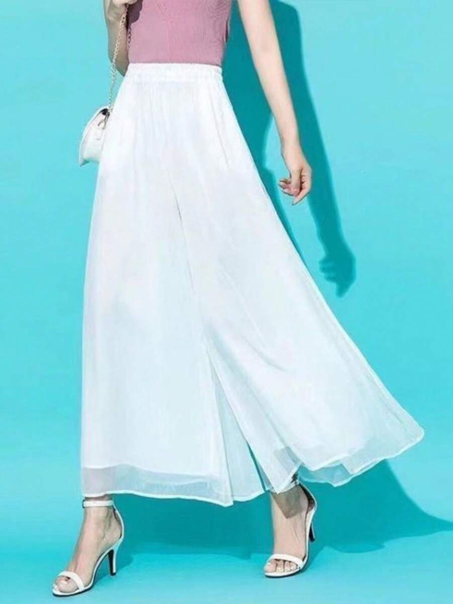 Women Pants - White - View 1