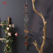 一套七脉轮水晶捕梦网，六脉轮生命之树壁挂式灵性疗愈水晶宝石捕梦网，瑜伽冥想墙饰，窗户家居装饰，天然宝石，家居装饰，房间装饰，墙面装饰礼物，生日毕业礼物 - 彩色 - 查看 10