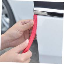 4m Universal Car Door Edge Protector, Rubber Seal U-Shape Car Door Entrance Guard Without Adhesive, Fits Most Cars, SUVs And Trucks (Red) - A - View 12