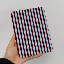 1 个棕蓝条纹电子阅读器保护套，适用于 Kindle Youth Edition/Kindle NK 11/Paperwhite 5 (A16) 11 英寸第 11 代 2025 款配件，带自动唤醒/睡眠功能，纤薄便捷，完美贴合并保护您的阅读设备。 - 彩色 - 查看 16