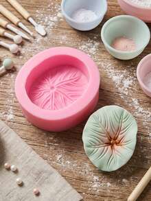 1pc Silicone Mold In Lotus Leaf Shape, Suitable For Cake Decoration, Chocolate, Pudding Mold - Multicolor - View 5
