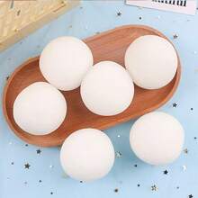 雪球减压玩具，面粉球挤压玩具，慢回弹减压球，办公室/书房减压玩具，小礼物 - 彩色 - 查看 6