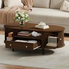 Coffee Tables - Walnut + MDF-1 - View 4