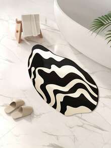 Diatom Mud Flower-Shaped Bath Mat - Non-Slip Quick-Drying Absorbent Bathroom Mat, Woven Diatom Mud Floor Mat, Unique Floral Design, Soft Non-Slip Bottom, Suitable For Bathroom Entrance - Multicolor - View 7