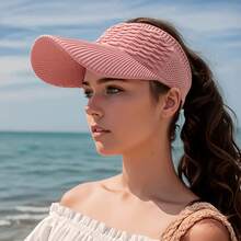 1 buah Topi Visor Wanita Ringan dan Bernapas dengan Penutup Toggle yang Dapat Diatur, Cocok untuk Pantai, Golf, Bersepeda, Olahraga | Topi Luar Ruangan Musim Semi/Panas untuk Berkuda, Pakaian Kasual & untuk Acara Kembali ke Sekolah/Wisuda - MultiWarna - View 4
