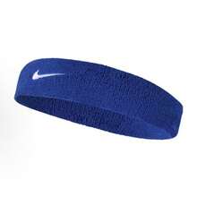 NIKE Premier Training Sport Headband - Thick, Soft, Cotton Blend, Moisture-Absolving - Royal Blue - View 1