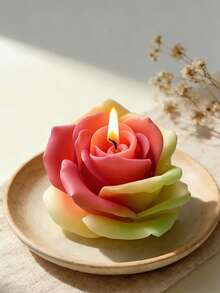 1 khuôn silicon hình hoa hồng 3D dùng để làm nến thơm DIY, nến nhựa, đồ thủ công bằng đất sét & thạch cao, quà tặng Ngày Valentine, đám cưới, Ngày của Mẹ. - A - Xem 1