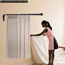 Curtain Window Rods - Siyah 1 adet - Görünüm 8