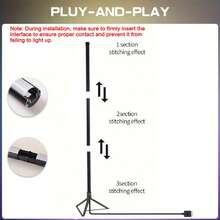 RGB Corner Floor Lamp, RGB LED Corner Lamp With Music Sync, Smart Light And Remote Control Color Changing Ambience Light, LED Lamp With  Vibrant Colors For Bedroom, Living Room Gaming Room (Not Adapter) - Đèn sàn (Chỉ có điều khiển từ xa) - Xem 12