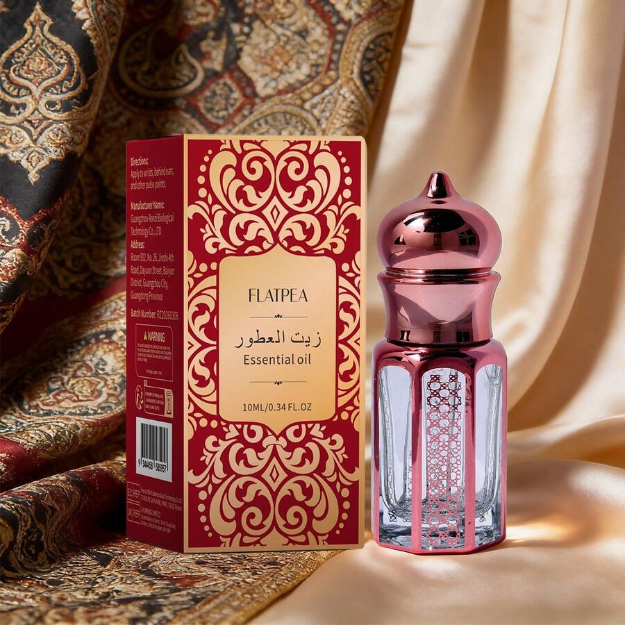 10ml Middle Eastern Style Fragrance Oil, Home Fragrance, With Notes Of Oud Tea, Vanilla Candy, Summer Odor Eliminating Spray, High Concentration Long-Lasting Aroma, Suitable For Indoor And Outdoor Odor Removal, Air Freshening - Multi Scents - View 1