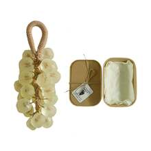 Grape Handmade Soap Facial Body Hand Gentle Cleaning Not Tight Brighten Moisturizing Skin Handcrafted Crystal Clear Long-Lasting Fragrance For All Skin Types Gift Box Style - Jasmine Gem Grape Soap - View 10