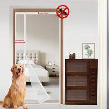 1 tấm rèm chống muỗi màu trắng mở ngang, rèm chống muỗi từ tính không cần khoan, kiểu dáng mới năm 2026, rèm cửa sổ và cửa ra vào tự dính từ tính mạnh mẽ, dùng trong nhà. - trắng - Xem 3