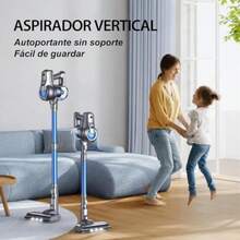 Greenote Aspiradora Inalambrica 22000 Pa Aspiradora de Mano 4 en 1 200 W Aspiradoras Potentes con LED Vacuum Cleaner de Función de Autoportante Cepillo para Suelos Duros/Pelos de Mascotas - como en la foto - Ver 6