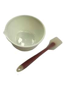 3件套烘焙厨房揉面碗、洗碗碗、硅胶刮刀、刮板、带刻度的量杯 - 彩色 - 查看 6