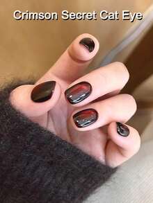 XIANZHIHE 1支装 15毫升 白色和深红色凝胶指甲油，2026新款，樱桃红，美甲用品 - 酒紅色 - 查看 2