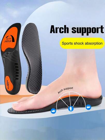 1 đôi lót giày unisex bằng graphene hỗ trợ vòm bàn chân, giảm sốc, lót toàn bộ chiều dài giày, mềm mại, thoáng khí, thoải mái cho giày bóng rổ, giày thể thao và giày thường ngày.