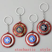 1 móc khóa hình khiên Marvel, mặt dây chuyền hình siêu anh hùng Marvel cho túi xách, mặt dây chuyền hình chìa khóa phong cách retro dành cho người hâm mộ Avengers, thích hợp cho ba lô, chìa khóa xe hơi, phụ kiện hàng ngày và quà tặng. - Nhiều màu - Xem 7