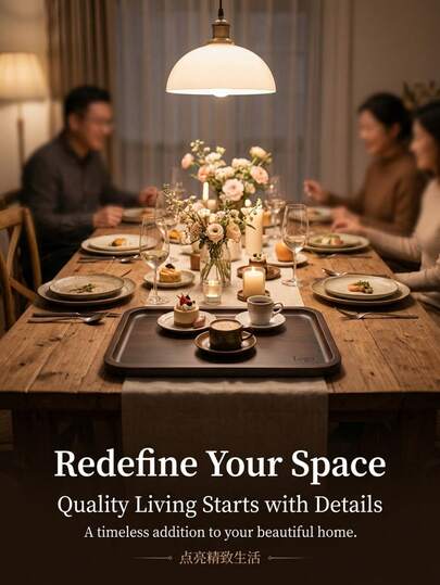 Khay phục vụ kiểu gỗ óc chó Northic: Thiết kế cổ điển và vượt thời gian, lý tưởng để chia sẻ thức ăn. Thích hợp làm khay đựng thức ăn, khay cà phê, khay trưng bày, khay trang trí, đĩa đựng rau củ, thớt phô mai, khay khai vị, đĩa ăn nhẹ, khay nhà bếp, hoặc để trưng bày các món tráng miệng và bánh ngọt. Đa chức năng – Được làm từ khay gỗ, hoàn hảo cho nhà bếp và trang trí nhà cửa.