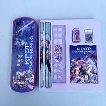 Hasbro Witch Hunting Girl Group 2 Sets Of Stationery, Standard 6pcs Set, Deluxe 8pcs Set, Suitable As Birthday, Party, Back To School Gifts - A - View 8