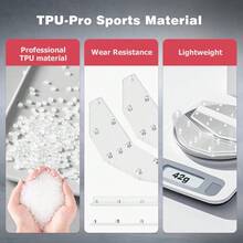 1 Piece Clear 3D Anti Slip Grip Snowboard Stomp Pad TPU Cold Resistant Adhesive For Enhanced Traction Ski Skateboard Control Outdoor Winter Sports Board Graphics Visible - Clear. Transparent - View 4
