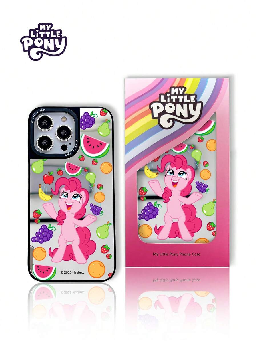 Hasbro MY LITTLE PONY Ốp điện thoại tráng gương chính hãng, ốp điện thoại hoạt hình nữ tính, ốp điện thoại quà tặng ngày lễ, đóng hộp, tương thích với Apple iPhone 17, 17 Air, 17 Pro, 17 Pro Max, 11, 12, 13, 14, 15, 16 Pro, 16 Pro Max, 14 Plus, 15 Plus, 16 Plus, 15 Pro Max, 16 Pro, 16 Pro Max - Nhiều màu - Xem 1
