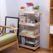 Kệ lưu trữ nhiều tầng có bánh xe, kệ lưu trữ di động cho phòng tắm, xe đẩy đa năng, kệ lưu trữ cho phòng giặt và các không gian hẹp khác trong gara. - Nhiều màu - Xem 6