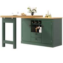 Bar Tables - Antique Green + MDF - View 9