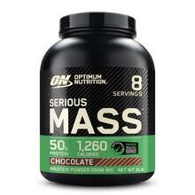 Optimum Nutrition Serious Mass, Creatine, Chocolate, 6 Pound (Packaging May Vary) - 朱古力 - 查看 4