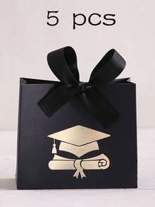 Juego de 3 cajas de regalo de graduación, esquema de colores blanco rojo verde, caja de dulces para fiesta de temporada de graduación, caja de regalo de celebración de graduación 2026 Feliz de ser graduado, caja de almacenamiento de decoración de ceremonia de graduación, opción de regalo exquisita - Ver 20