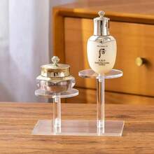 三层亚克力展示架 - 珠宝、化妆品、盲盒手办展示架，透明多功能梯形架 - 無色 - 查看 4