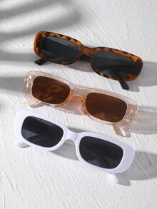 3副男士小方款时尚眼镜套装 - 小方框 - 查看 4