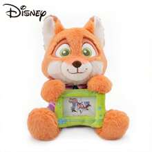 1pc Disney's Zootopia Rabbit Judy Hopps Plush Doll, Fox Photo Frame Figurine, Bedroom Decor, Can Hold Picture, Birthday Party Gift, Sleeping Pillow - Multicolor - View 8