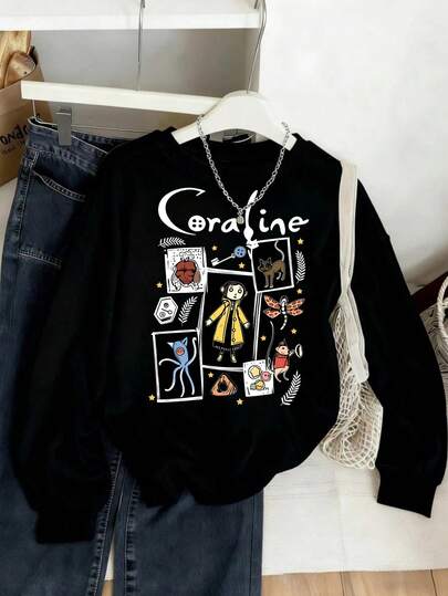 Mujer004 Sudadera de cuello redondo para mujer invierno sudadera de manga larga cómoda suave Sudadera elegante y versátil, perfecta para combinaciones variadas, ideal para cualquier ocasión diaria