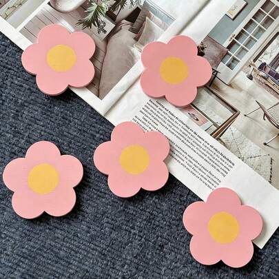 Acrylic Flower Wall Stickers, Decorative Patch For Covering Holes And Blemishes, Suitable For Children's Room, Bedroom, Headboard