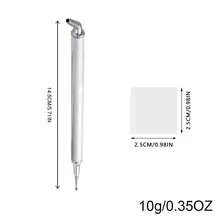 1支双头美甲点钻笔 美甲钻石/水钻/水晶点钻工具 2种用途 专业双头美甲点钻工具 - 銀色 - 查看 9