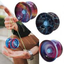 4pcs/Set Five Piece Durable Metal Spinning Top With Detachable String - Beginner-Friendly, High-Speed Spinning Top In Assorted Random Colors, Perfect For Outdoor Play And Cool Tricks. - Multicolor - View 3