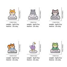 1枚兽医动物胸针，独特珐琅翻领别针 - 可爱的徽章，可别在背包和衣服上 - 彩色 - 查看 5