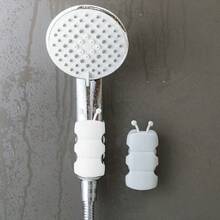 1PC Heavy Duty Shower Suction Cup Holder, No Drilling Soft Glue Mount, Removable Bathroom Shower Bracket - A - View 4