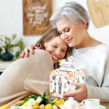 圣诞惊喜现金礼盒，创意派对省钱盒，内含50个透明拉袋 - 白色 - 查看 5