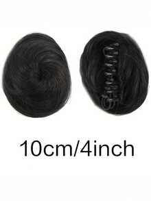 1pc Mini Claw Clip Hair Comb, Suitable For Messy Buns, Cat Ear Hairstyles - Multicolor - View 3