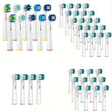10pcs Professional Toothbrush Replacement Heads, Suitable For [Series], Soft Bristles Provide Best Oral Health Protection - White - View 5