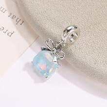 1件海洋系列吊坠，蓝色珠子，海星，贝壳，章鱼，海龟，星星，飞机，热气球珠子吊坠，适合DIY手链、项链、珠宝制作、护身符、工艺品、耳环、钥匙扣、脚链、项链挂件、包包挂件 - 藍色 - 查看 15