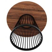 Dining Tables - Black White + MDF+Metal - View 4