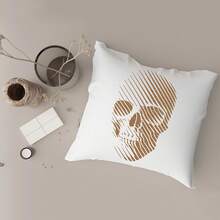 Reusable Skull Stencil, Suitable For DIY Wall Art, Scrapbooking And Embossing - Durable PET Plastic, Easy To Use 11.7 Inch X 8.3 Inch Template - A - View 6