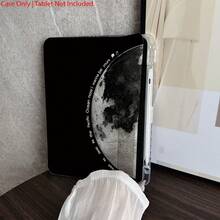 这款印有月亮和太平洋图案的平板电脑保护套，带笔槽，兼容 iPad 10.9/10.2/ Air 第五代/Pro 11/第十代/9.7/Air 2/（第七代）/（第八代）/ Air 4/5/ Pro 11/ 第十代 10.9 英寸 2022 款智能保护套/ Air 13（M3 2025）/ Air 11（M3 2025）/ Air 11（M3 2025）/ 11（A16 2025）/ 兼容 Galaxy Tab S10+/S9/A9，兼容小米 5/5PR/6/6PRO/7/7PRO - 彩色 - 查看 9