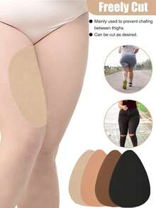 Anti Chafing Friction Tape Patches, Chafe Protection Skin Tape,Thigh Inner Rub Patch,Women Body Breathable Sticker Pads - Multicolor - View 2