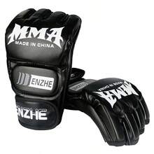 GINGPAI Half Finger MMA Gloves, Professional Boxing Gloves For Kickboxing, Muay Thai, Training For Men And Women - Multicolor - View 7