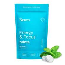 Neuro Energy Caffeine Gum/Mints For Energy & Focus (90 Pieces) - Sugar-Free With L-Theanine, Caffeine, Vitamin B12 & Vitamin B6 - Peppermint Flavor - 120G - 查看 1