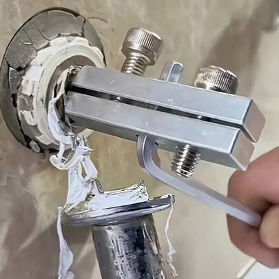 1Set New Multi-Functional Pipe Thread Extraction Tool For Broken Pipe Ends, Faucet Angle Valves, And Reverse Threads