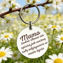 Quà tặng độc đáo nhân Ngày của Mẹ, Ngày Valentine, Lễ Tạ ơn cho Mẹ và Bà - Móc khóa bằng thép không gỉ - bạc - Xem 12